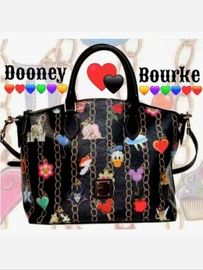 💜Dooney & Bourke💙Disney Charm Satchel
